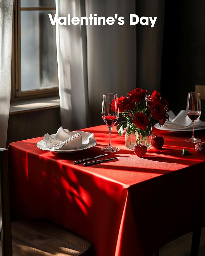 Pureegg Plastic Table Cloth Disposable 12 Pack, 54 x 108 Inch Table Cloths - Image 7