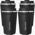 4 Pack Travel Coffee Mug 17oz Insulated Coffee Cup by Unknown