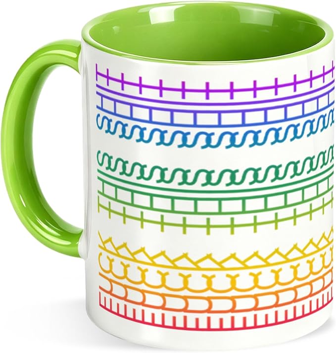 Fuck This Shit Hidden Message Coffee Mug 11OZ Ceramic Green Cup | Funny Coffee by YKSINX