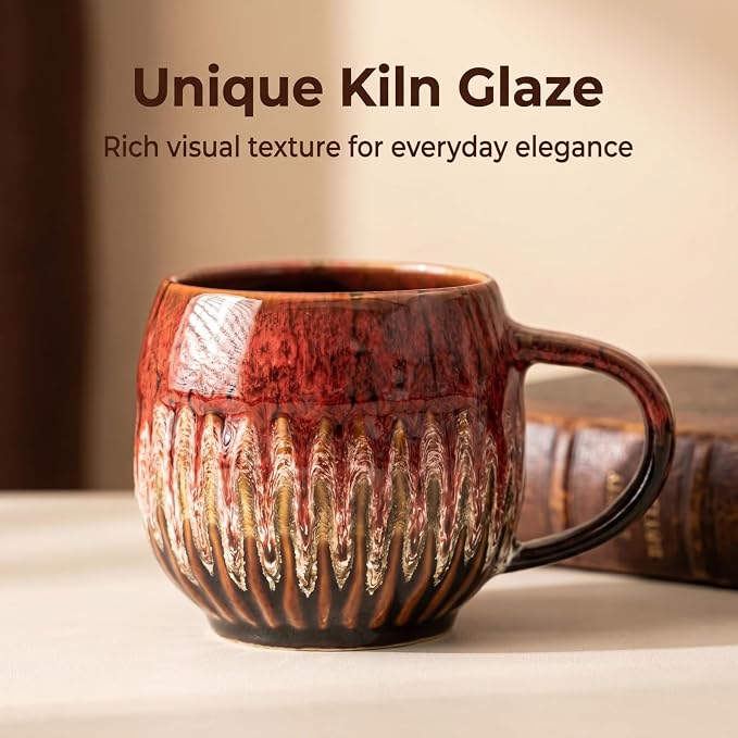 Large Ceramic Coffee Mug - 13oz Tea Cup - Image 3