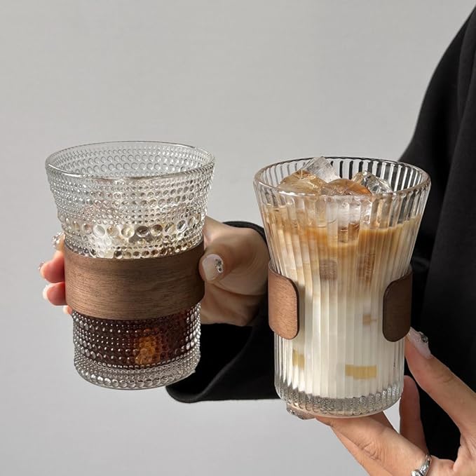 Polka Dots Glass Coffee Mug | 4-Pack - Image 5