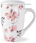 AmorArc Tea Cup With Infuser and Lid, 18oz Loose Leaf Tea Mug With Steeper | by AmorArc