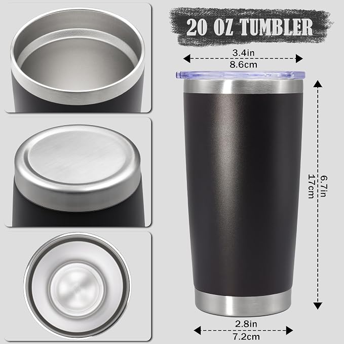 20oz Tumbler Insulated Coffee Tumblers - Image 3