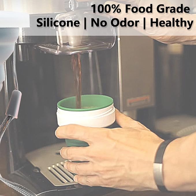 Litoexpe 2 Pack Silica gel Collapsible Travel Cup 270ml, Portable Folding - Image 5