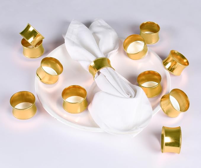 Durable Metal Iron Napkin Rings - Image 6