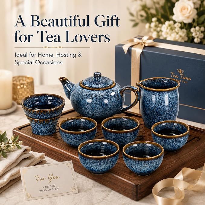 9-Piece Chinese Tea Set, Gongfu Tea Sets - Image 6