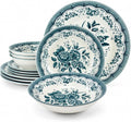Royal 12-Piece Porcelain Dinnerware Set by TudorEngland