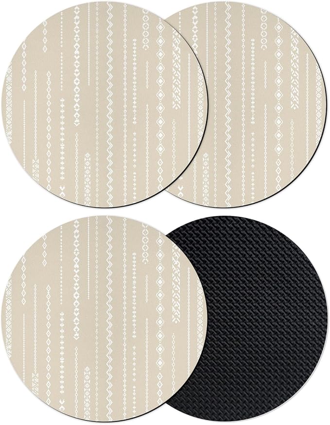 Modern Geometric Coasters Set of 4, Absorbent Coasters by Unknown
