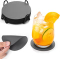 Faux Leather Drink Coasters by Chitomars