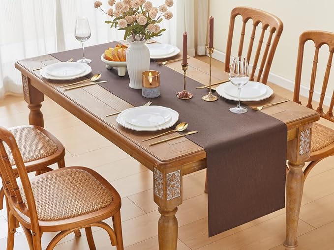 YATOJUZI Coffee Table Runner Seasonal Summer Autumn Kitchen Dining Coffee Table - Image 6