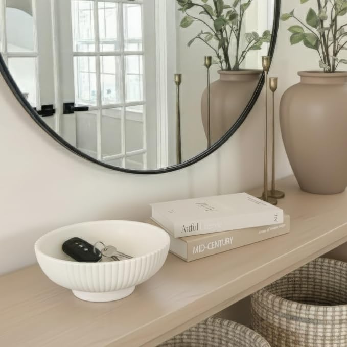 Decorative Concrete Fruit Bowl For Kitchen Counter Or Table Decor – Premium - Image 3