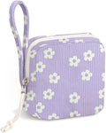 Corduroy Period Pouch Women Cute Sanitary Pad Pouch | Portable Tampon Holder by CetyVoyie