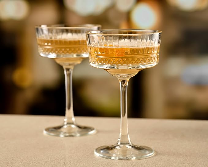 Pasabahce Vintage Coupe Glasses Set Of 4 - Image 5