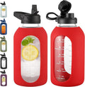 CIVAGO 64 oz Glass Water Bottle by CIVAGO