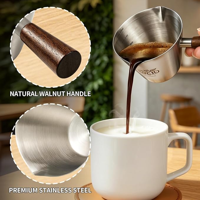 4Oz Espresso Shot Cups, Stainless Steel Espresso Cups, Espresso Measuring Cup | - Image 5