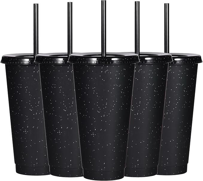 Suertestarry Tumbler with Straw and Lid, Water Bottle Iced Coffee Travel Mug Cup by Suertestarry