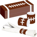 FoldTier 300 Pcs Football Paper Napkin Rings Bulk Disposable Sports Napkin by FoldTier