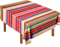 Fowecelt Mexican Serape Blanket Tablecloth 59 x 84 Inch by Fowecelt