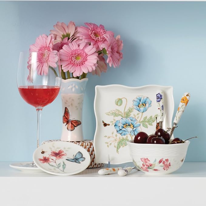 Lenox Silverware Set, Butterfly Meadow 2-Piece Spreader Set, 18/10 Stainless - Image 2