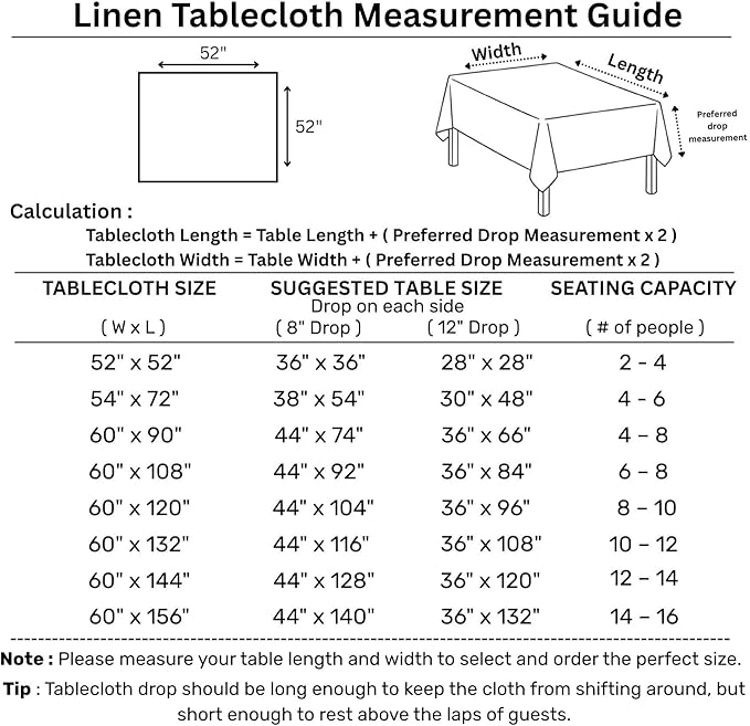 Solino Home Linen Square Tablecloth 52 x 52 Inch - 100% Pure Linen Red Garnet Table Throw - Milan Hemstitch, Machine Washable Table Cloth for Valentines, Winter