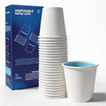 MOUMOULIFE Disposable Paper Coffee Cups 3 oz 100 Count, Bathroom Mouthwash Cups by moumoulife