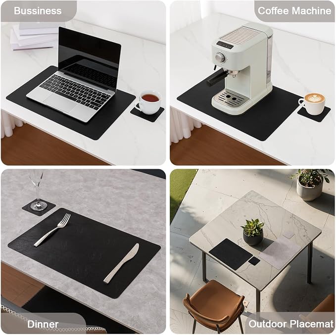 Vinyl Placemats Set of 4, Dual Sided Place Mats - Image 6