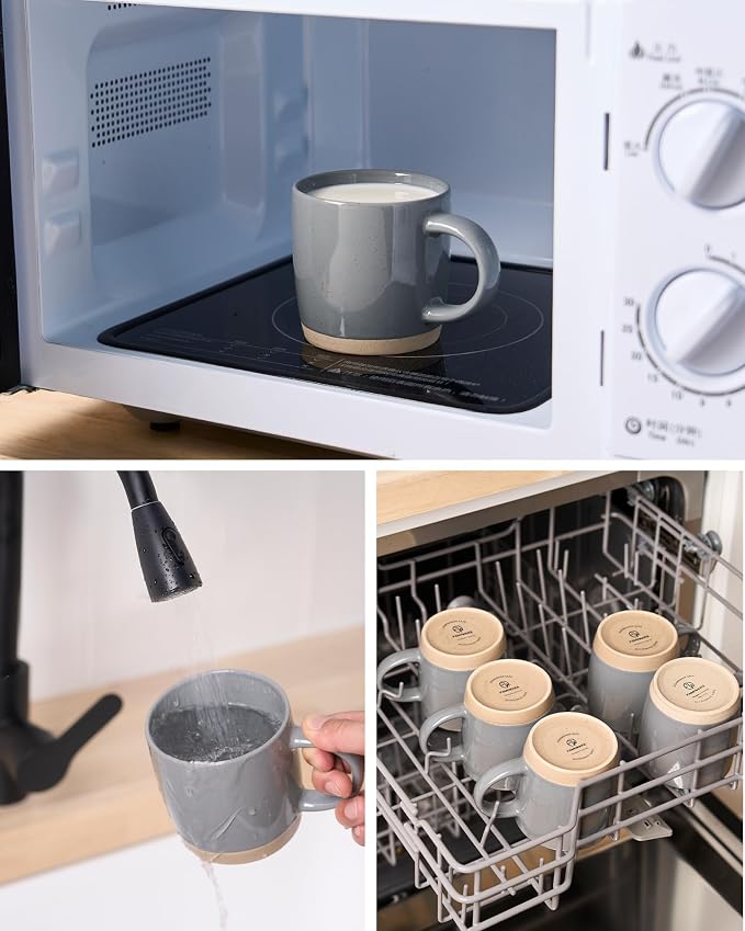 famiware Coffee Mugs for 4, 13 oz Mug Set, Dringking Cup - Image 5