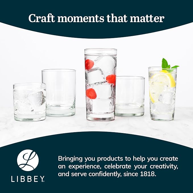 Libbey 918CD Heavy Base Double Old Fashioned Glasses - Image 6