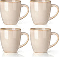 GBhome 12OZ Coffee Mugs Set of 4, Stoneware Coffee Mugs Set, Dishwasher & by GBhome