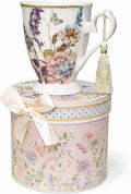 STP GOODS Porcelain Tea/Coffee Cup in Gift Box Fine Porcelain Coffee Cup Tea by STP-Goods
