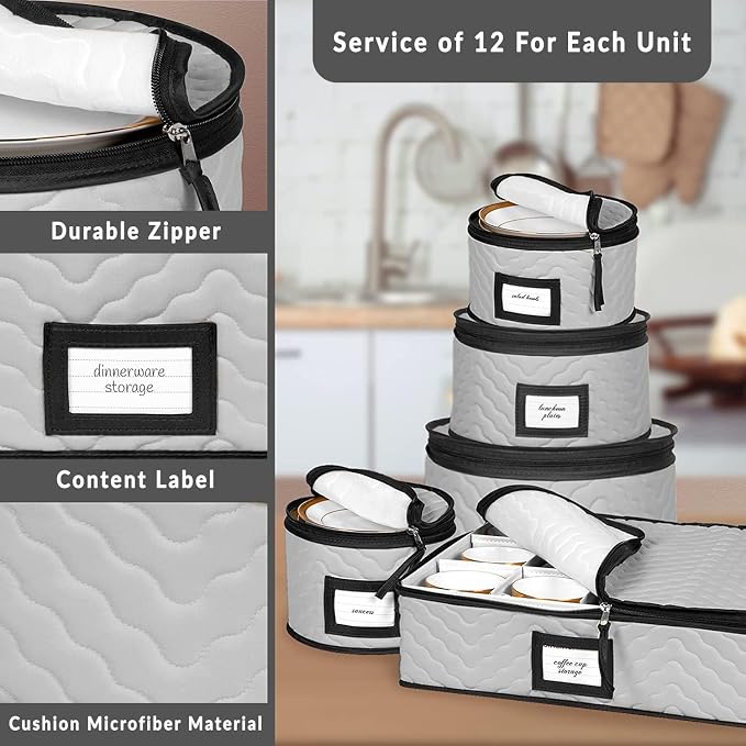 China Storage Containers 5-Piece Set Moving Boxes, Quilted Microfiber | - Image 6