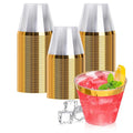 Goodluck 100PCS 9oz Gold Plastic Cups by GoodLuck