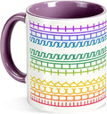 Fuck This Shit Hidden Message Coffee Mug 11OZ Ceramic Purple Cup | Funny Coffee by YKSINX