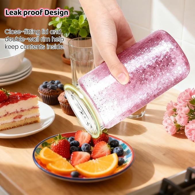 20 Pack Bulk 16oz Snow Globe Tumblers - Image 5