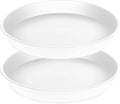 2 Pack of 14 inch Plant Saucers Bird Bath Bowl, Plant Saucer 14" Round by Bleuhome