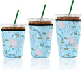 Cobetech Iced Coffee Sleeve Reusable, 3 Pack Neoprene Coffee Cup Sleeves by Unknown