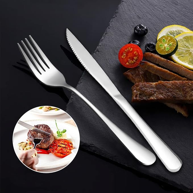 SANTUO 12 Pcs Silverware Set - Image 4