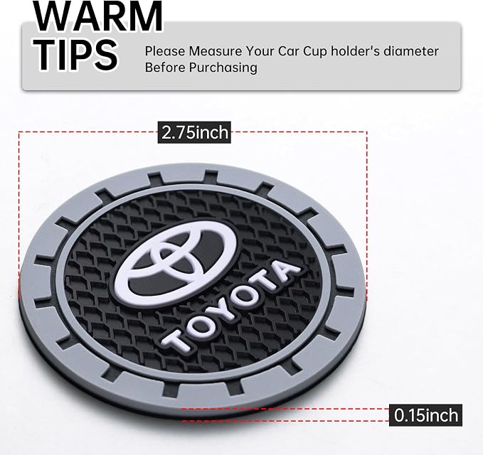 Car Cup Holder Coaster for Toyota Avalon Prius Allion RAV4 Highlander Series - Image 2