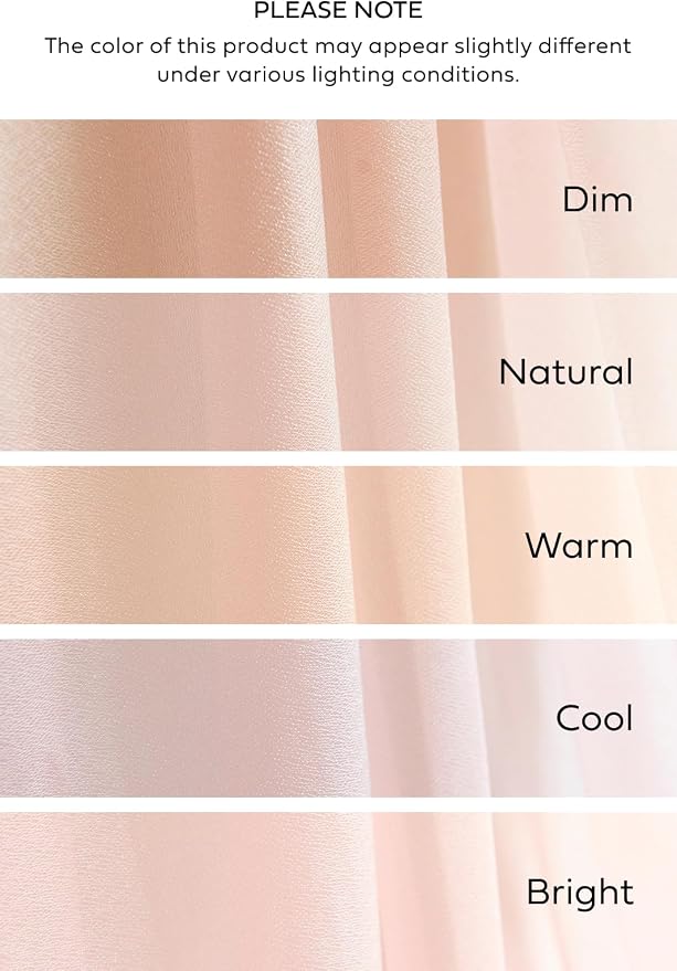Ling's Moment 14Ft Blush Table Runner, Wedding Sheer Chiffon Table Runners | - Image 7