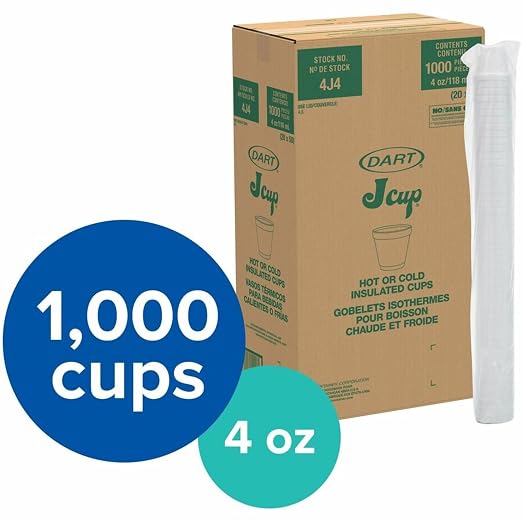 Dart 4 oz Insulated Foam Hot/Cold Cup - Image 4