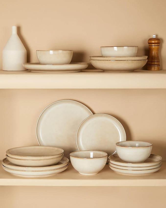 Stoneware Dinnerware Sets Service - Image 3