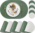 Faux Leather Placemats Set of 6 by yuuzue
