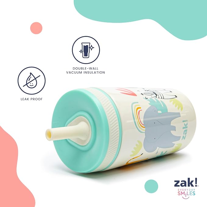 Zak Designs Disney Winnie the Pooh Kelso 12oz Leak-Proof Toddler Straw Cup | - Image 7