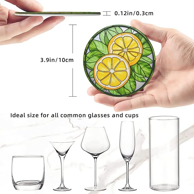 Lemon Coasters for Drinks - Image 5