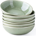 AmorArc Ceramic Cereal Bowls Set of 6, 24 oz Handmade Stoneware Bowls by AmorArc