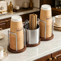 GOYLSER Coffee Cup Holder with Straw & Stirrer Storage Caddy by GOYLSER