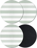 Modern Stripes Coasters Set of 4, Absorbent Coasters by Unknown