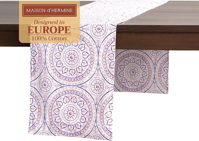 Maison d' Hermine Table Runner 100% Cotton 14.50" x 108" | Table Runners 108 by MaisondHermine