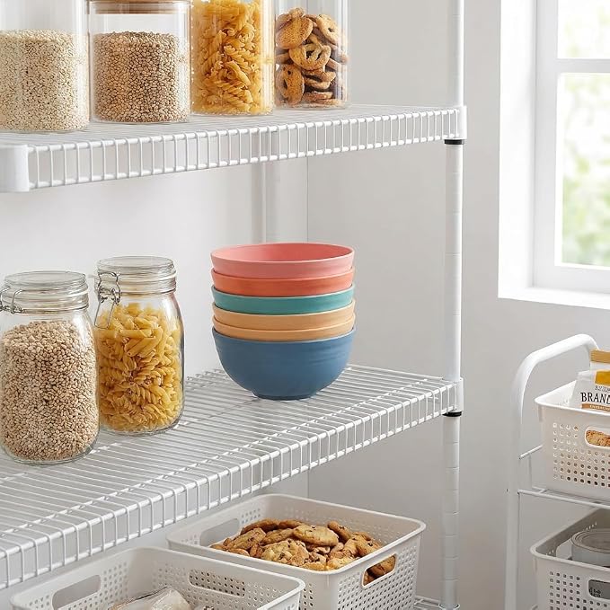 MONGSEW Unbreakable Wheat Straw Cereal Bowls, Microwave & Dishwasher Safe - Image 7