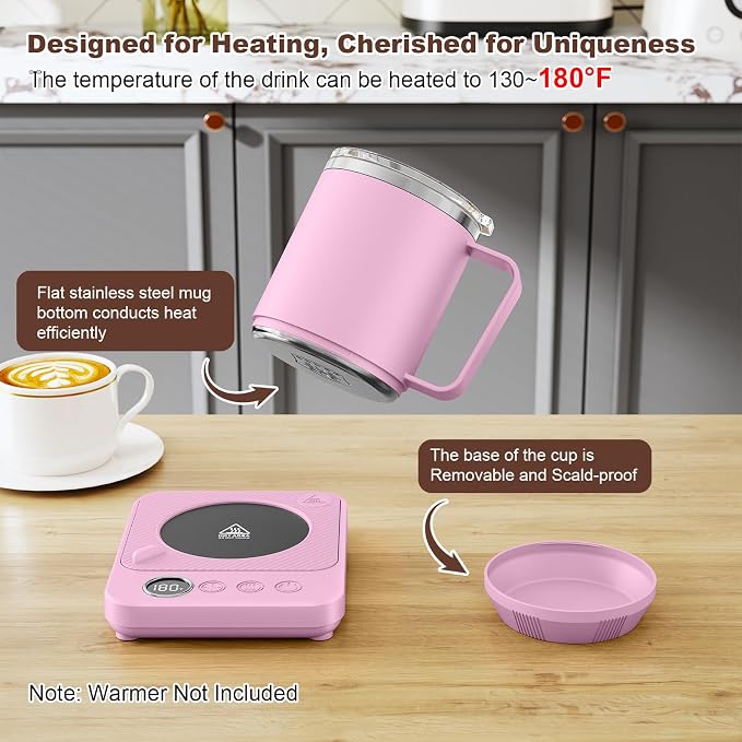 Felibeaco 16oz Heated Coffee Mug - Image 2
